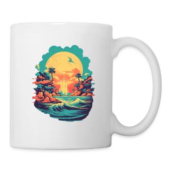 Strand - Tasse - Weiß - Rechts