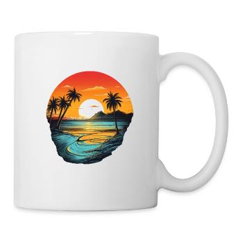 Strand - Tasse - Weiß - Rechts