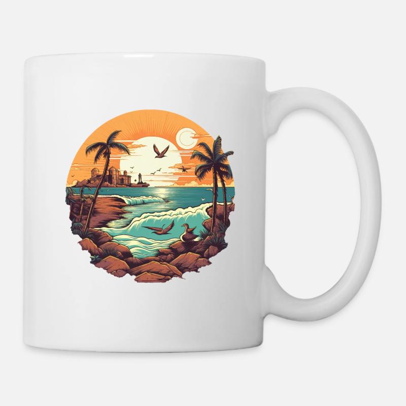 Strand - Tasse - Weiß