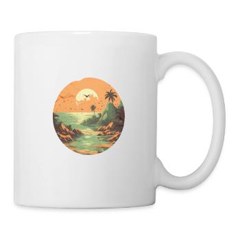 Strand - Tasse - Weiß - Rechts