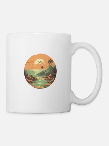 Strand - Tasse - Weiß