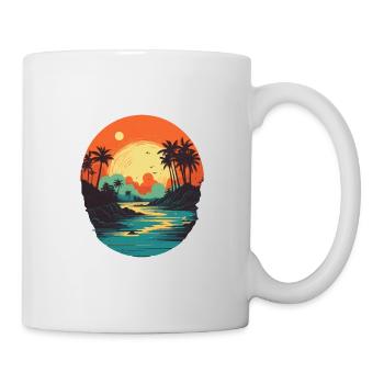 Strand - Tasse - Weiß - Rechts