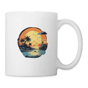 Strand - Tasse - Weiß - Rechts