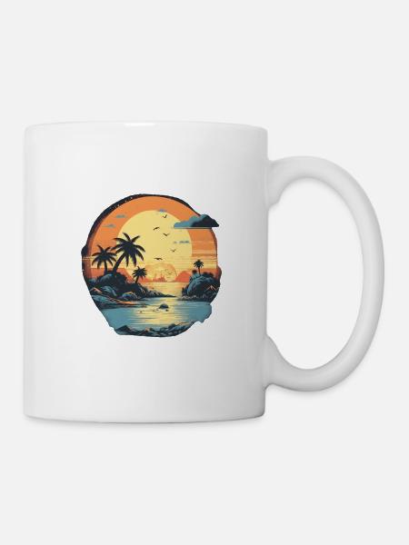 Strand - Tasse - Weiß