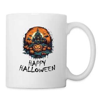 Halloween - Happy Halloween - Tasse - Weiß - Rechts