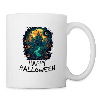 Halloween - Happy Halloween - Tasse - Weiß - Rechts