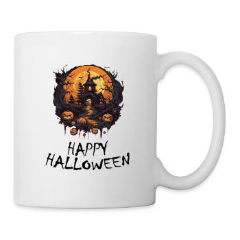 Halloween - Happy Halloween - Tasse - Weiß - Rechts