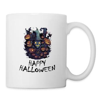 Halloween - Happy Halloween - Tasse - Weiß - Rechts