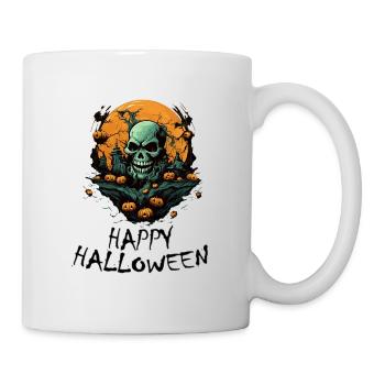 Halloween - Happy Halloween - Tasse - Weiß - Rechts