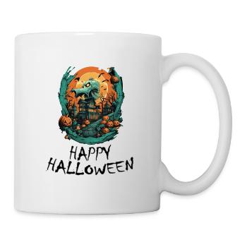 Halloween - Happy Halloween - Tasse - Weiß - Rechts