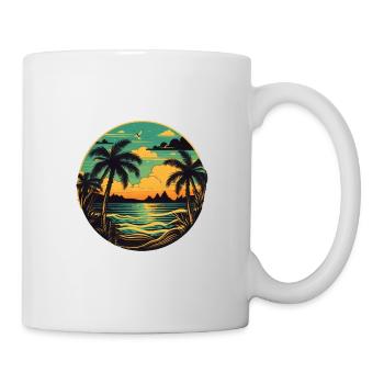Strand - Tasse - Weiß - Rechts
