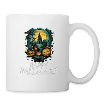 Halloween - Happy Halloween - Tasse - Weiß - Rechts