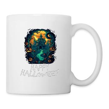 Halloween - Happy Halloween - Tasse - Weiß - Rechts