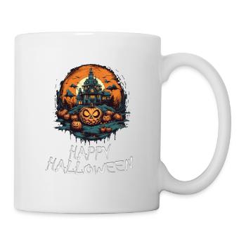 Halloween - Happy Halloween - Tasse - Weiß - Rechts