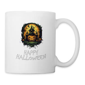 Halloween - Happy Halloween - Tasse - Weiß - Rechts