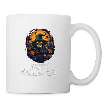 Halloween - Happy Halloween - Tasse - Weiß - Rechts