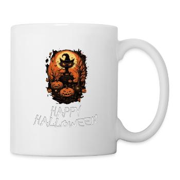Halloween - Happy Halloween - Tasse - Weiß - Rechts
