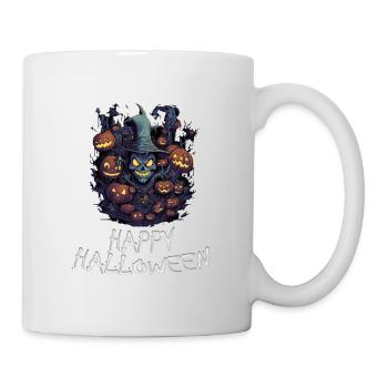 Halloween - Happy Halloween - Tasse - Weiß - Rechts