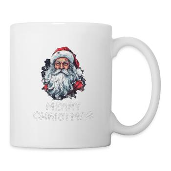 Weihnachtsmann - Marry Christmas - Tasse - Weiß - Rechts
