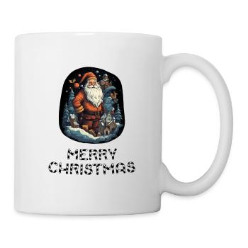 Weihnachtsmann - Marry Christmas - Tasse - Weiß - Rechts