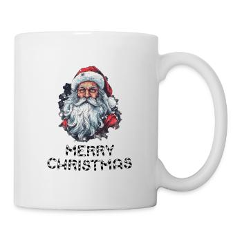 Weihnachtsmann - Marry Christmas - Tasse - Weiß - Rechts