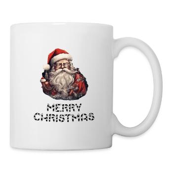 Weihnachtsmann - Marry Christmas - Tasse - Weiß - Rechts