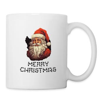 Weihnachtsmann - Marry Christmas - Tasse - Weiß - Rechts
