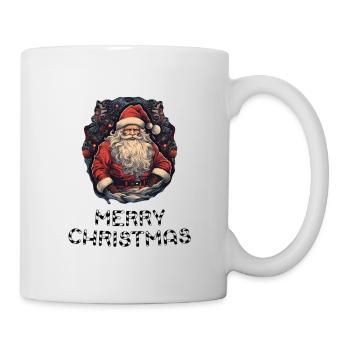 Weihnachtsmann - Marry Christmas - Tasse - Weiß - Rechts