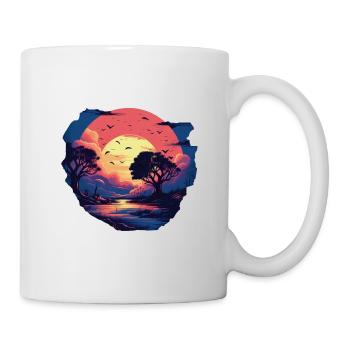 Paysage - Mug blanc - blanc - Droite
