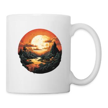 Paysage - Mug blanc - blanc - Droite