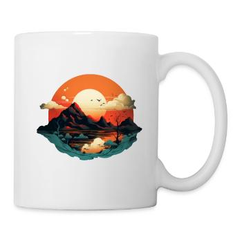Paysage - Mug blanc - blanc - Droite