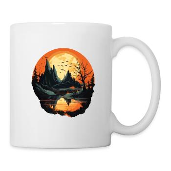 Paysage - Mug blanc - blanc - Droite