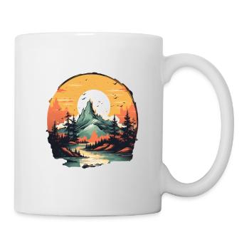 Paysage - Mug blanc - blanc - Droite