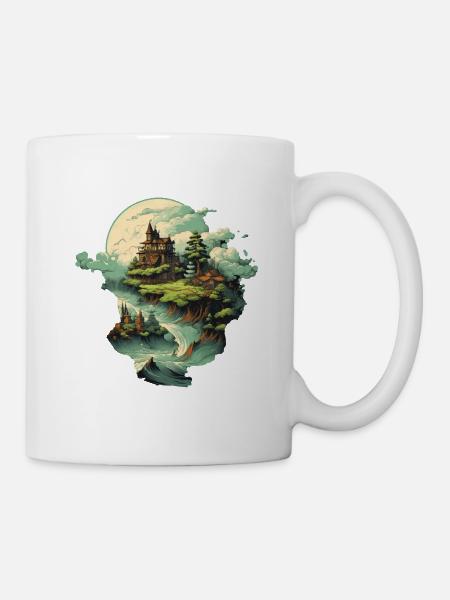 Landschaft - Tasse - Weiß