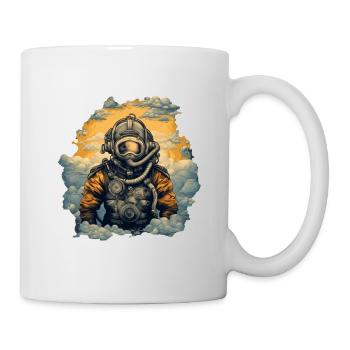 Plongeur - Mug blanc - blanc - Droite