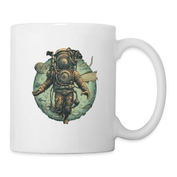 Plongeur - Mug blanc - blanc - Droite