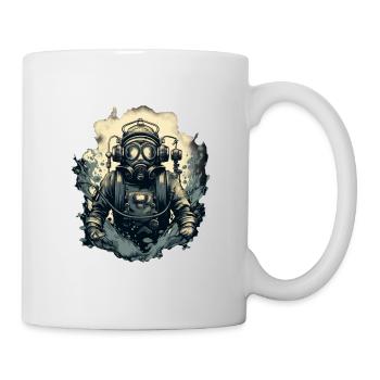 Plongeur - Mug blanc - blanc - Droite