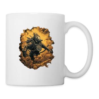Plongeur - Mug blanc - blanc - Droite
