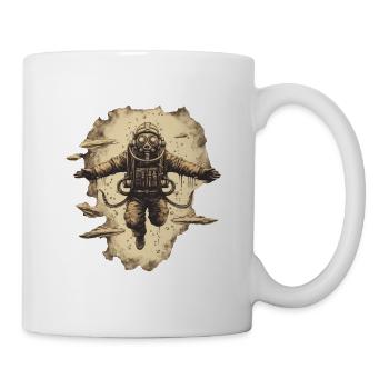 Plongeur - Mug blanc - blanc - Droite