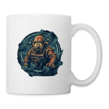 Plongeur - Mug blanc - blanc - Droite