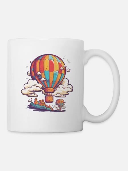 Ballonfahrer - Tasse - Weiß
