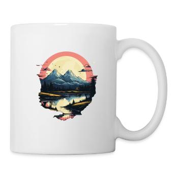 Paysage - Mug blanc - blanc - Droite