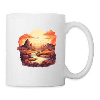 Paysage - Mug blanc - blanc - Droite