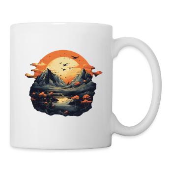 Paysage - Mug blanc - blanc - Droite