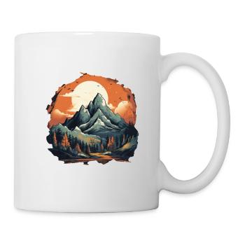 Landschaft - Tasse - Weiß - Rechts