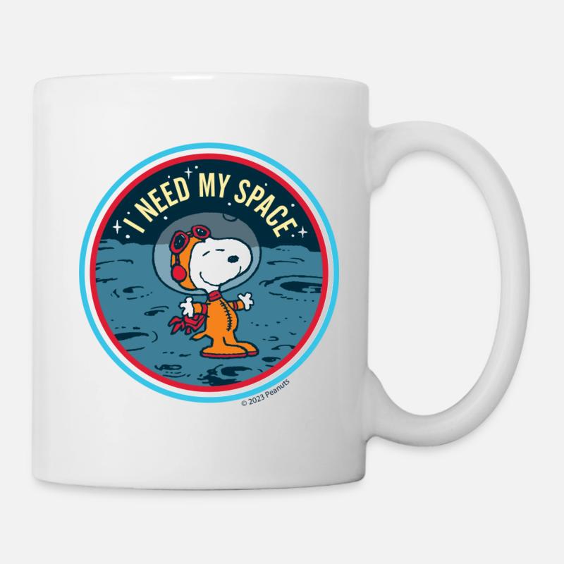 Peanuts Snoopy I Need My Space - Mug blanc - blanc