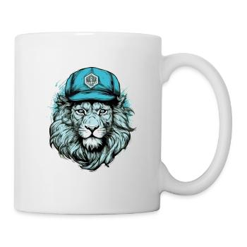 Goudo the blue lion - Mug - white - Right