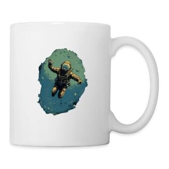 Plongeur - Mug blanc - blanc - Droite