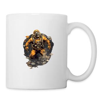 Plongeur - Mug blanc - blanc - Droite