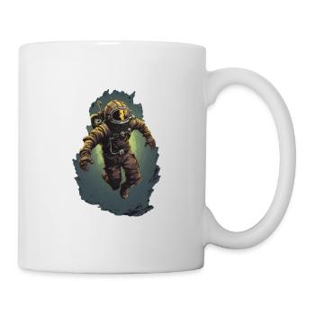 Plongeur - Mug blanc - blanc - Droite